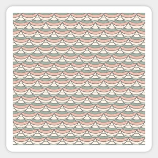 Underwater pattern #7 pastel Sticker